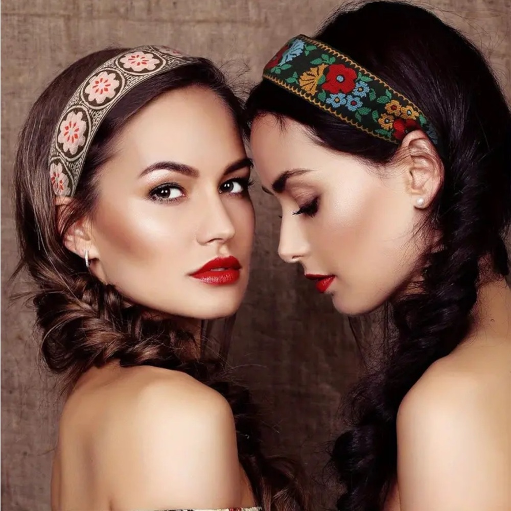 Boho Floral Headbands - Picture 3 of 6
